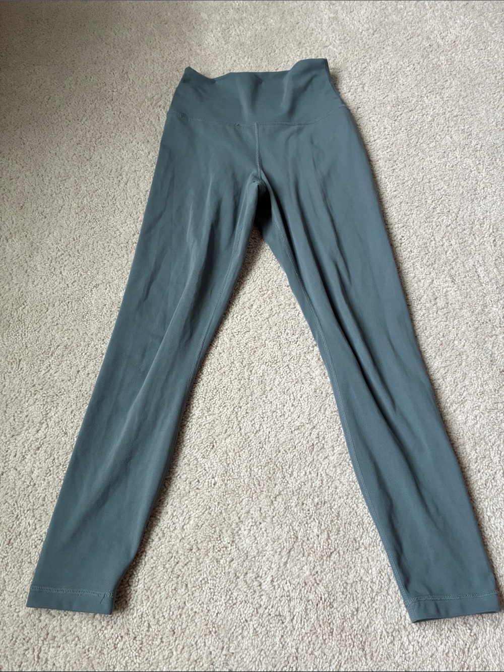 Yogalicious Lux size S High-Waist Leggings in Slate Green